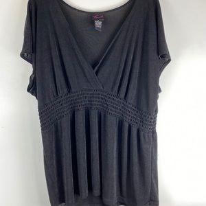 Torrid Black Bathing Suit Coverup